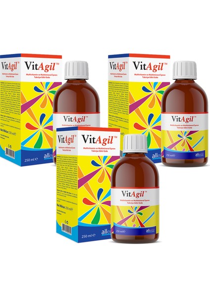 Vitagil Multivitamin Multimineral Şurup x 3 Adet