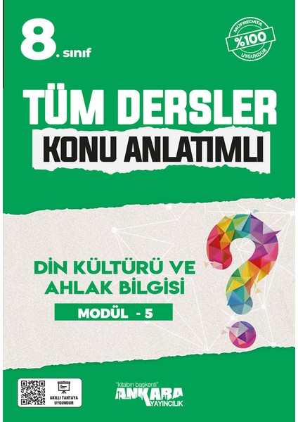 8.Sınıf Tüm Dersler Konu Modül 5 Din Kültürü Kültürü Ve Ahlak Bilgisi