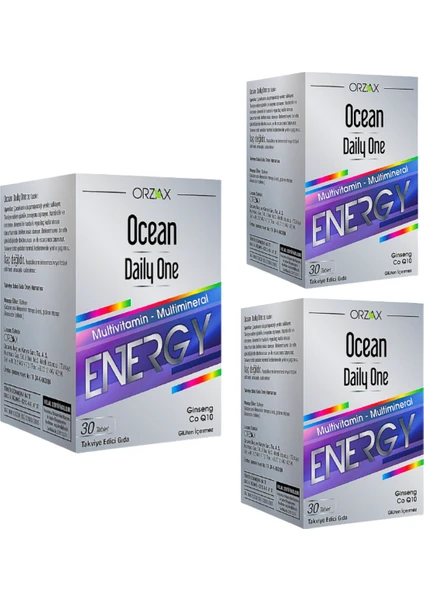 Ocean Daily One Energy Multivitamin x 3 Adet