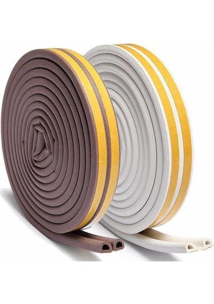 2X25=50 mt Kapı Bantı ve Pencere Fitili Bandı Yapışkanlı Beyaz