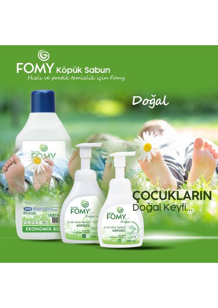 Doğal Köpük Sabun El Yüz Vücut Temizlik Köpüğü 500 ml