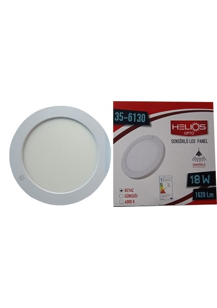 Sensörlü LED Panel Armatür 18W Beyaz