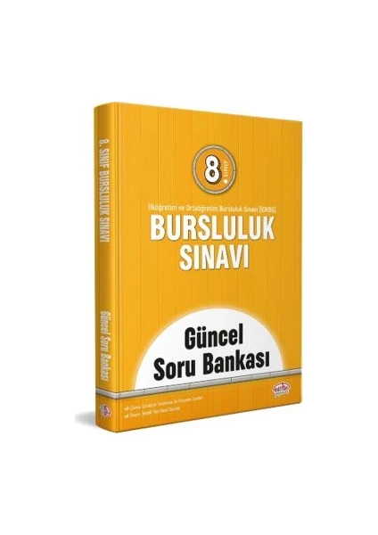 Editör Yayınları 8. Sınıf Bursluluk Sınavı Güncel Soru Bankası