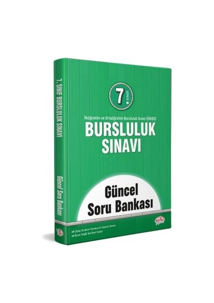 Editör Yayınları 7. Sınıf Bursluluk Sınavı Güncel Soru Bankası