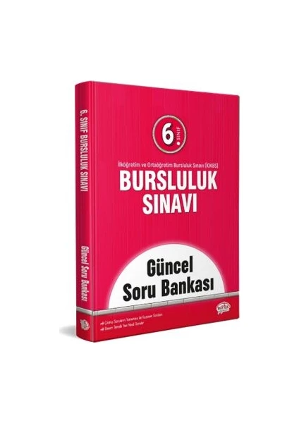 Editör Yayınları 6. Sınıf Bursluluk Sınavı Güncel Soru Bankası