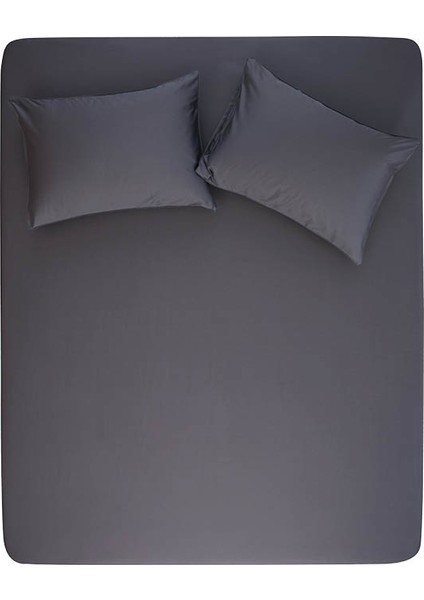 - Antrasit Tek Kişilik Lastikli Çarşaf 120X200