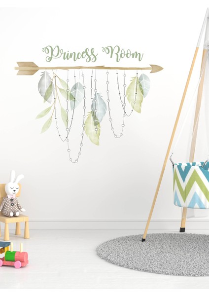 Princess Room Dallar ve Yapraklar Duvar Sticker fiyatları