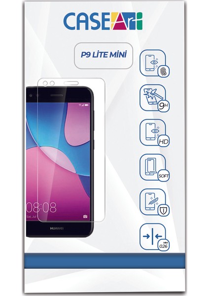 Huawei P9 Lite Mini Temperli Ekran Koruyucu Kırılmaz Cam Şeffaf fiyatları