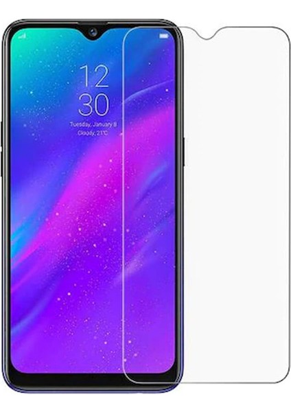 Realme C2 2020 Temperli Ekran Koruyucu Kırılmaz Cam Şeffaf
