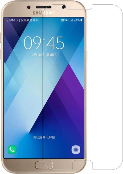 Samsung Galaxy A7 Temperli Ekran Koruyucu Kırılmaz Cam Şeffaf