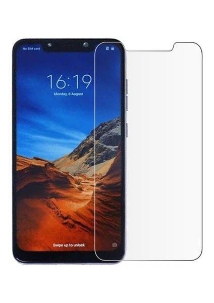 Xiaomi Pocophone F1 Temperli Ekran Koruyucu Kırılmaz Cam Şeffaf