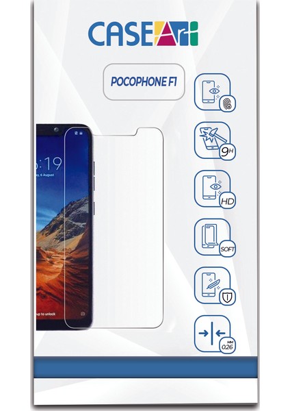 Xiaomi Pocophone F1 Temperli Ekran Koruyucu Kırılmaz Cam Şeffaf fiyatları