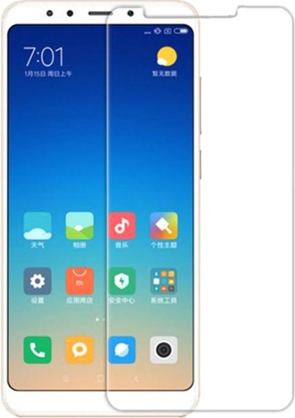 Xiaomi Redmi 5 Temperli Ekran Koruyucu Kırılmaz Cam Şeffaf