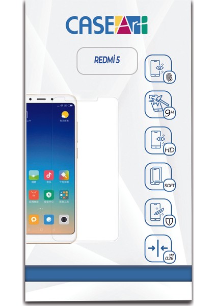 Xiaomi Redmi 5 Temperli Ekran Koruyucu Kırılmaz Cam Şeffaf fiyatları
