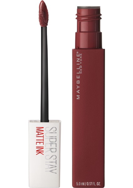 Super Stay Matte Ink Likit Mat Ruj - 50 Voyager - Bordo fiyatları