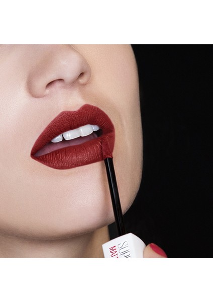 Super Stay Matte Ink Likit Mat Ruj - 50 Voyager - Bordo