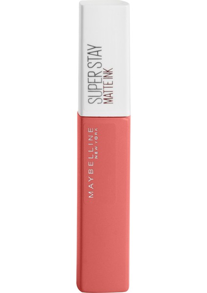 Maybelline New York Super Stay Matte Ink Likit Mat Ruj - 130 Self-Starter - Nude/Kahve