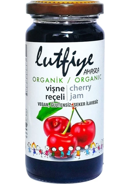 Lutfiye Organik Vişne Reçeli 280 gr