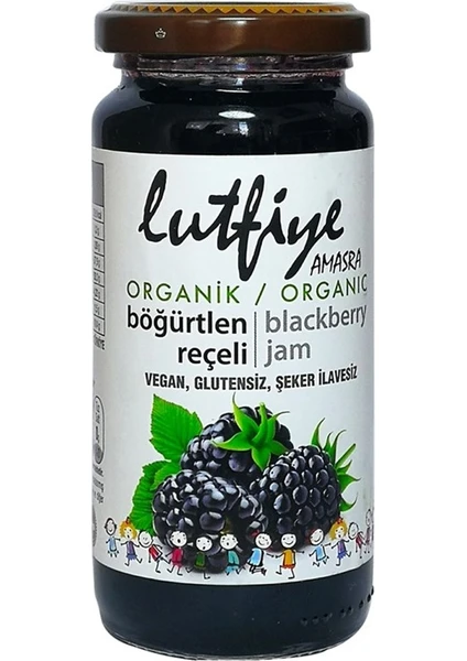 Lutfiye Organik Böğürtlen Reçeli 280 gr