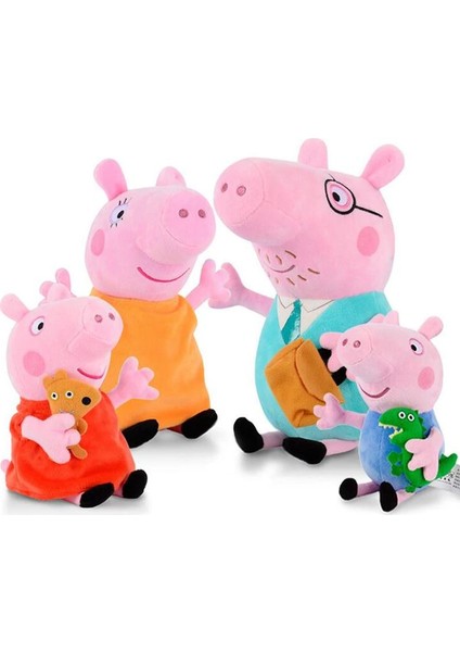 Peppa Pig Ailesi Peluş Oyuncak 4'lü