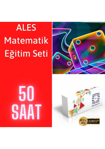 Enine Boyuna Eğitim 2025 ALES Matematik Görüntülü Eğitim Seti