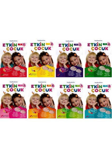 Sadık Uygun Küçük Adımlar Etkin Çocuk Seti 8 Kitap