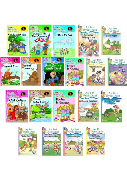1.ve 2. Sınıflar Için Soru Kitapçıklı 20'li Harika Bir Kitap Seti