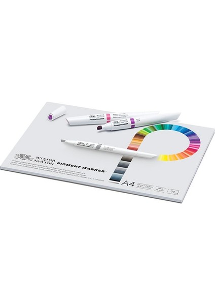 : Pigment Marker : Bloknotu 50 Yaprak : A4