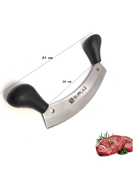 Kıyma ve Soğan Bıçağı 2'li Pratik Kebap Set modelleri