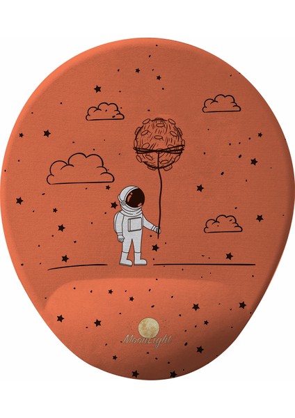 Space Astronot Bilek Destekli Tasarım Mouse Pad