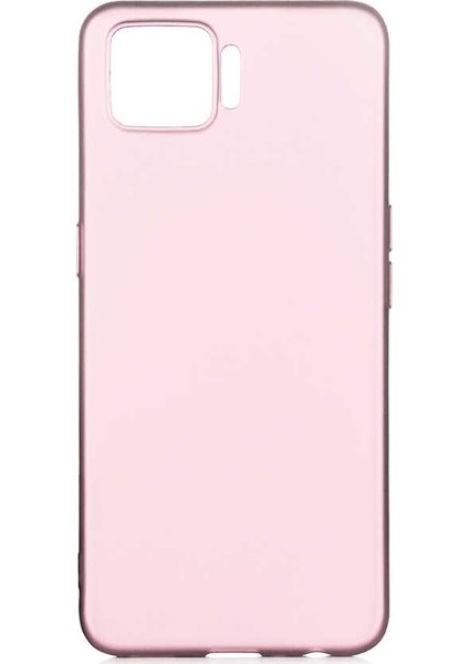 Oppo A73 Kılıf Mat Premium Silikon Kılıf + Tam Kaplayan 5d Cam Ekran Koruyucu Rose