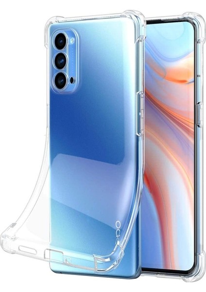 Oppo Reno 4 Kılıf Ultra Korumalı Şeffaf Anti Shock Kılıf Şeffaf