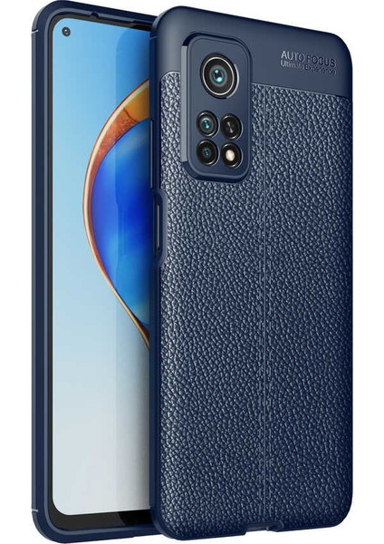 - Xiaomi Mi 10T Pro 5G - Kılıf Auto Focus Karbon Niss Silikon Kapak - Lacivert - T15491