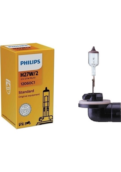 H27W/2 ( 881)12V 27W Phılıps Standart Ampul 12060 C1