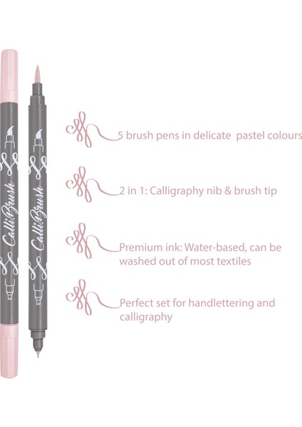 Calli.brush 5'li Set Pastel indirimleri