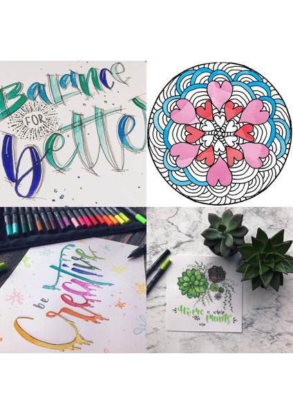 Calli.brush 5'li Kalem Seti Neon modelleri