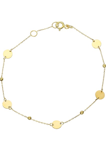Altın Dorika Plaka Bileklik