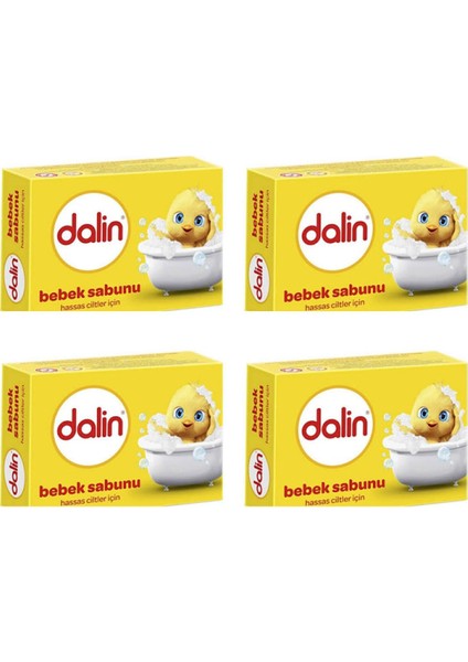 Bebek Sabunu 100 gr 4 Adet Hassas Ciltler Için