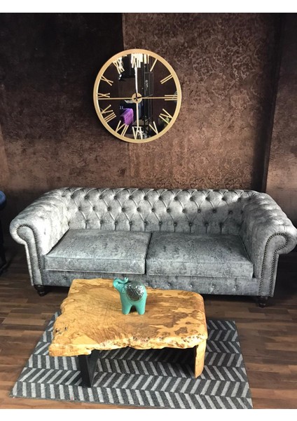 3A Degrade Nubuk Chesterfield