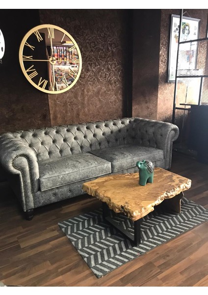 3A Degrade Nubuk Chesterfield