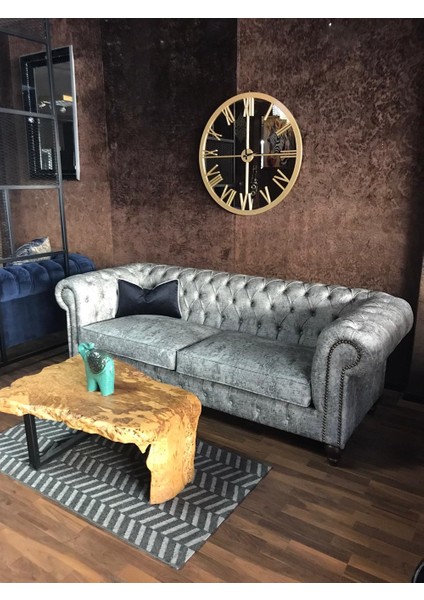 3A Degrade Nubuk Chesterfield