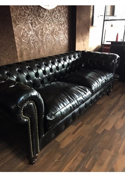 3A Bitter Brown Pullap Chesterfield