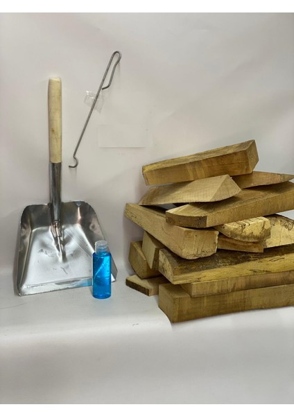 Soba, Şömine 100 kg Kesilmiş Kuru Odun . Kürek, Soba Açacağı, Tutuşturma Jeli