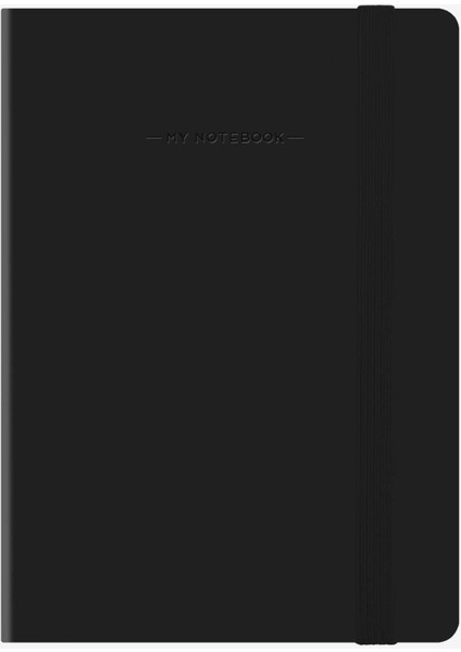 Lg My Notebook Small Çizgisiz Defter Siyah