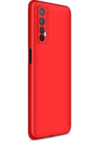 Realme 7 Kılıf Double Dip 360 Protective Kırmızı fiyatları