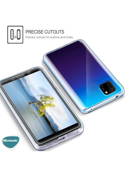 Huawei Y5P Kılıf 6 Tarafı Tam Full Koruma 360 Clear Soft Şeffaf fırsatları