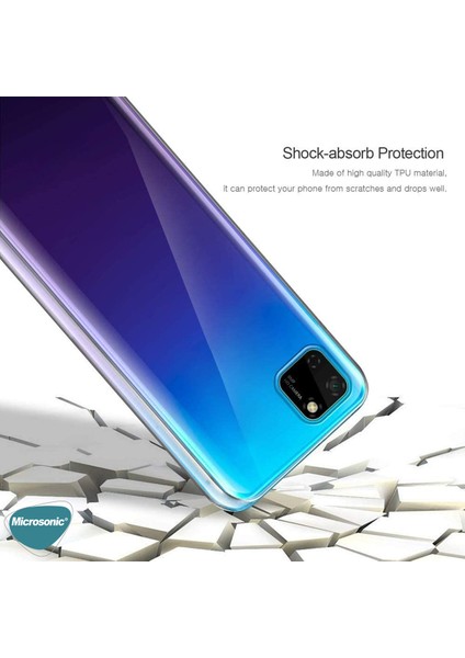 Huawei Y5P Kılıf 6 Tarafı Tam Full Koruma 360 Clear Soft Şeffaf indirimleri