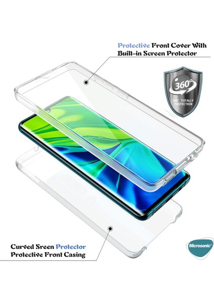 Xiaomi Mi 10 Lite Zoom Kılıf 6 Tarafı Tam Full Koruma 360 Clear Soft Şeffaf fiyatları