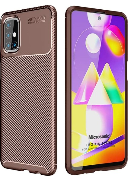 Samsung Galaxy M31s Kılıf Legion Series Kahverengi