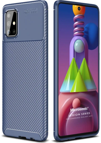 Samsung Galaxy M51 Kılıf Legion Series Lacivert